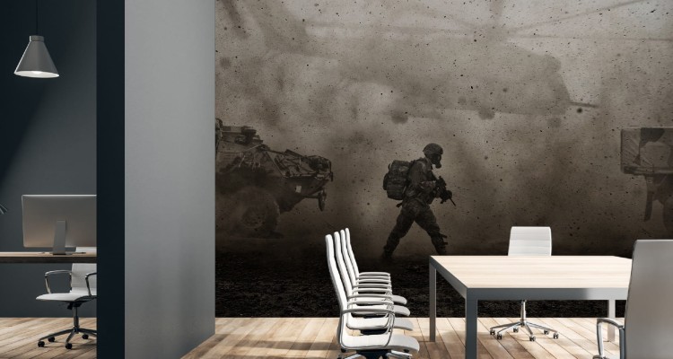 Fototapeta Wojsko Na Pustyni