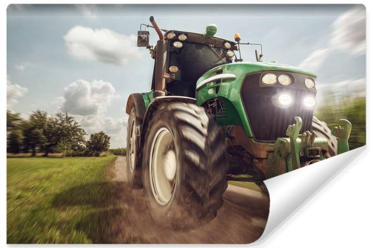 Fototapeta Pędzący Traktor
