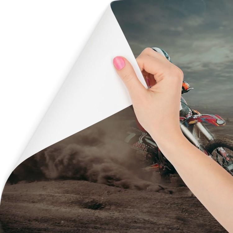 Fototapeta Wyczynowy Cross Na Pustyni