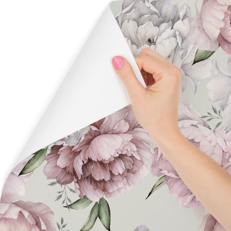 Fototapeta Kwiaty Peonie W Pastelowych Barwach