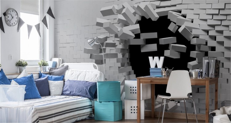 Fototapeta Ceglany Tunel 3D