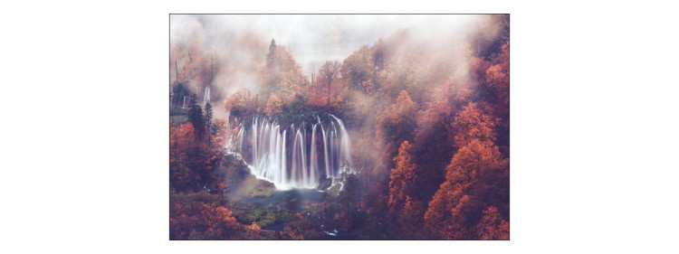 Fototapeta Jesienny Wodospad