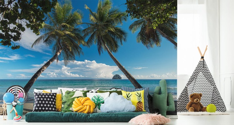 Fototapeta Plaża Ocean Palmy