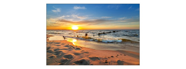 Fototapeta Plaża Zachód Słońca