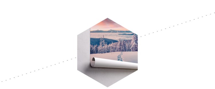 Fototapeta Zima W Górach
