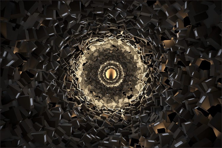 Fototapeta 3D Tunel - Głębia