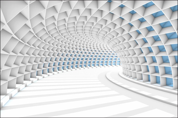 Fototapeta 3D Tunel-Abstrakcja