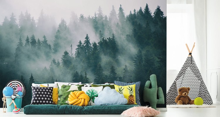 Fototapeta Las We Mgle