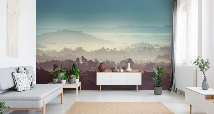 Fototapeta Las We Mgle