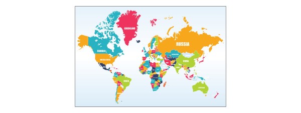 Fototapeta Mapa Świata