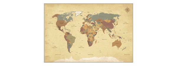 Fototapeta Mapa Świata