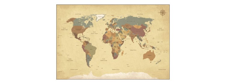 Fototapeta Mapa Świata