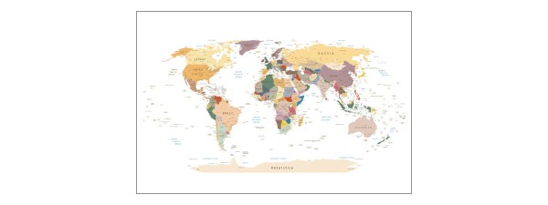 Fototapeta Mapa Świata