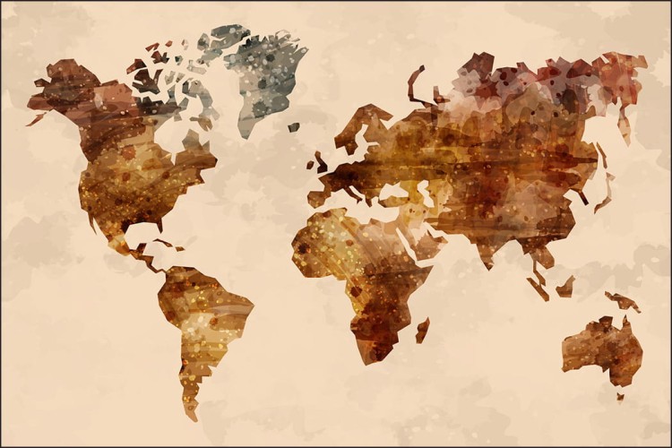 Fototapeta Mapa Świata