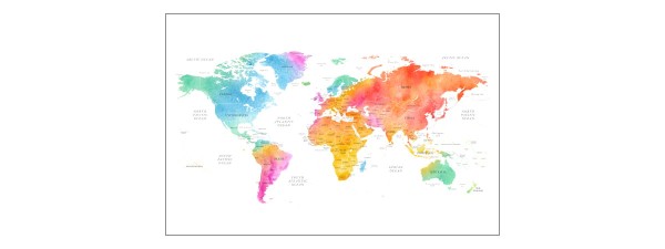 Fototapeta Mapa Świata