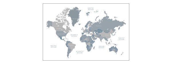 Fototapeta Mapa Świata