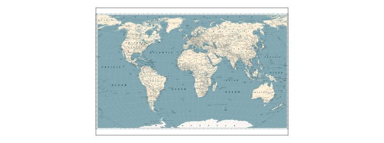 Fototapeta Mapa Świata