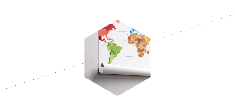 Fototapeta Mapa Świata