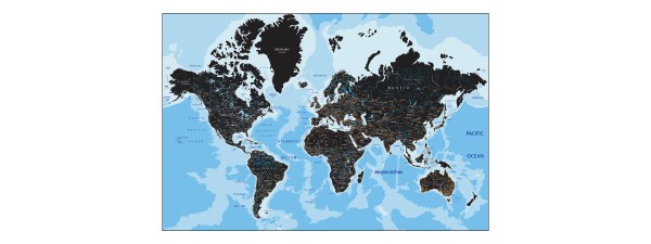 Fototapeta Mapa Świata