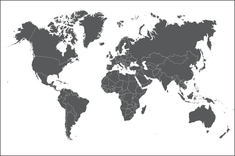 Fototapeta Mapa Świata