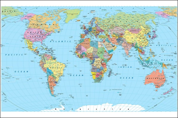 Fototapeta Mapa Świata