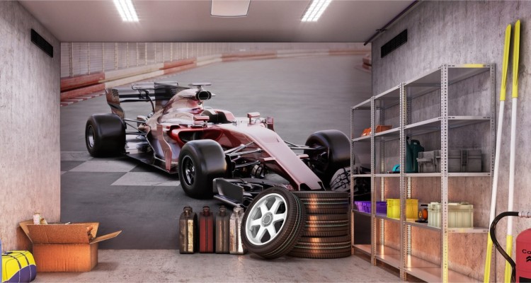 Fototapeta Bolid F1 Na Lini Startu
