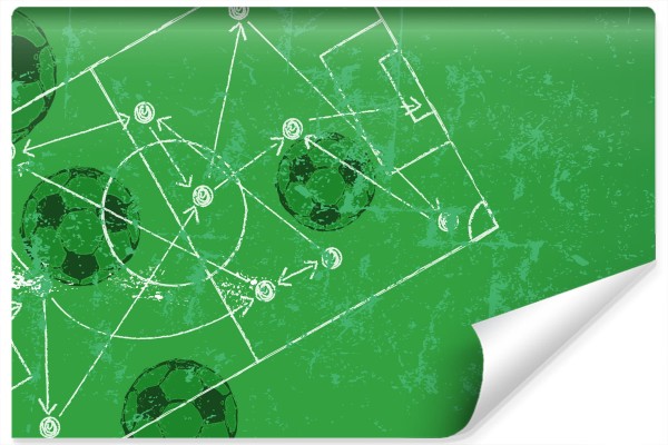 Fototapeta Taktyka W Piłce Nożnej