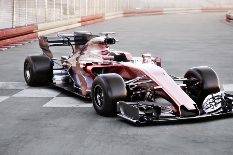 Fototapeta Bolid F1 Na Lini Startu