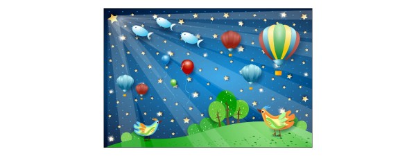 Fototapeta Dla Dzieci - Magiczna Noc