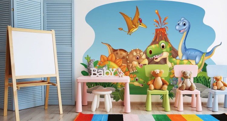 Fototapeta Wesołe Dinozaury
