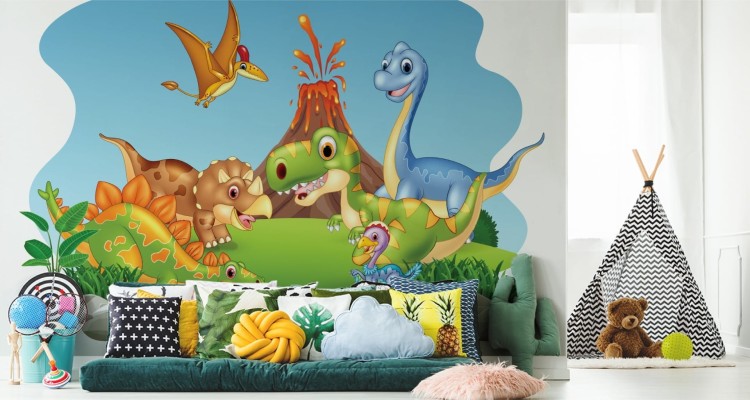 Fototapeta Wesołe Dinozaury
