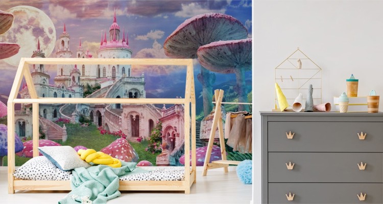 Fototapeta Zamek W Fantastycznej Krainie