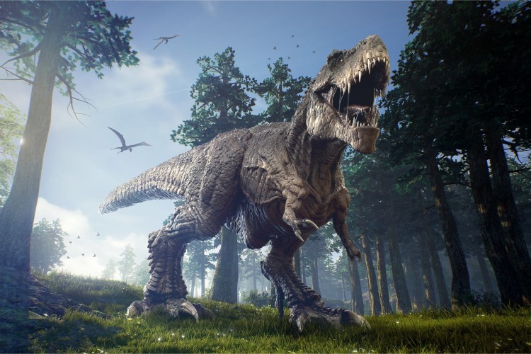 Fototapeta Tyranozaur W Lesie