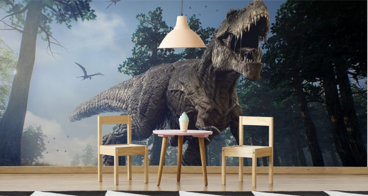 Fototapeta Tyranozaur W Lesie