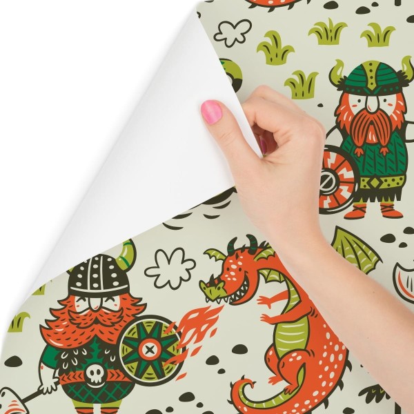 Fototapeta Wikingowie I Smoki