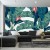 Fototapeta Botanical Seamless Pattern, Hand Drawn Banana Tree On Bright Grey