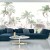 Fototapeta Tropical Trees And Leaves For Digital Printing Wallpaper, Custom Design Wallpaper - 3D