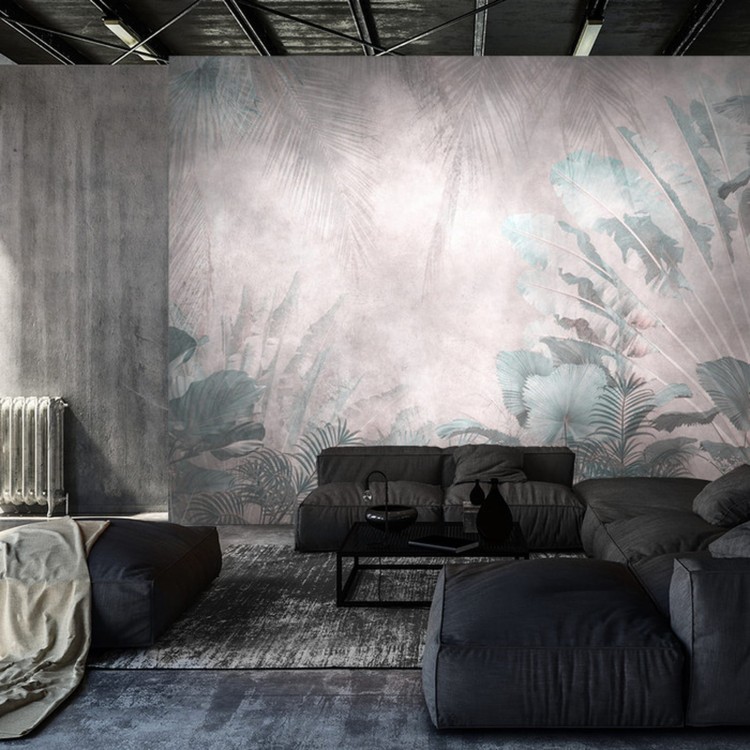 Fototapeta Tropical Trees And Leaves For Digital Printing Wallpaper, Custom Design Wallpaper - 3D