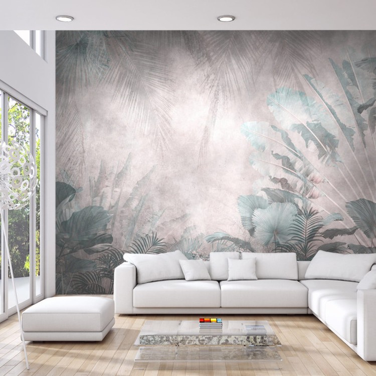Fototapeta Tropical Trees And Leaves For Digital Printing Wallpaper, Custom Design Wallpaper - 3D