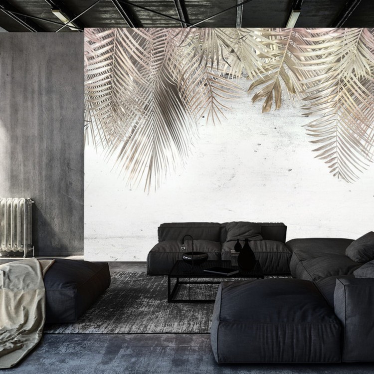 Fototapeta Tropical Trees And Leaves For Digital Printing Wallpaper, Custom Design Wallpaper - 3D