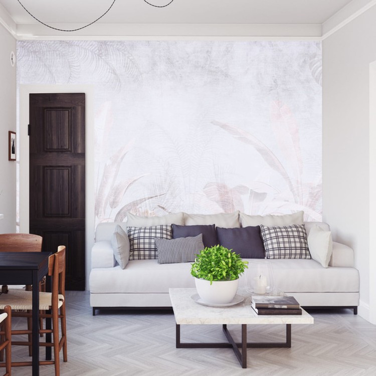 Fototapeta Tropical Trees And Leaves For Digital Printing Wallpaper, Custom Design Wallpaper - 3D