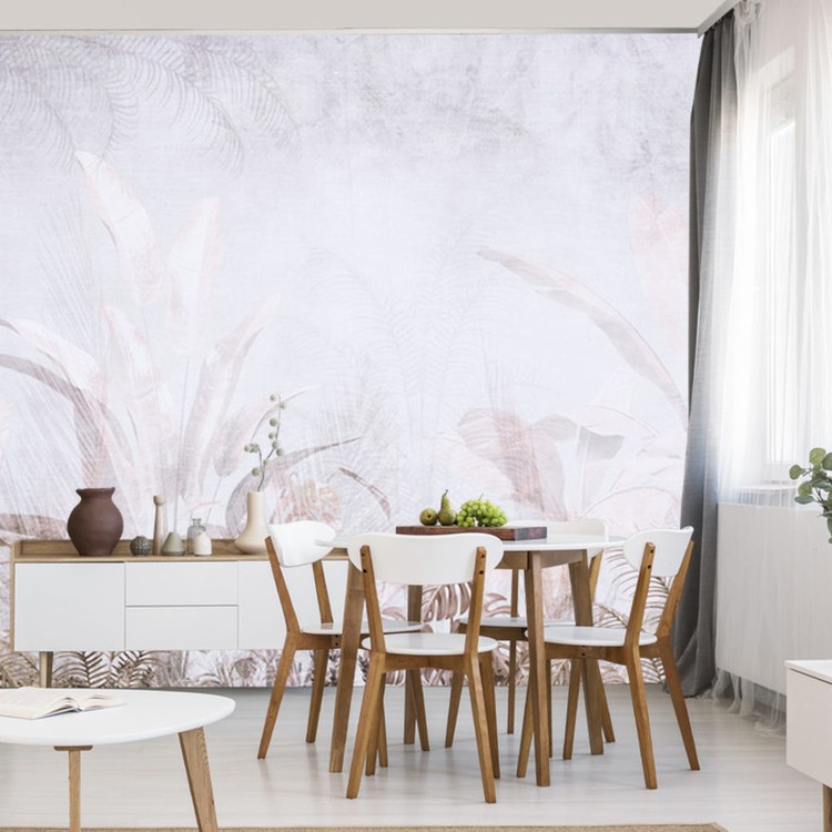 Fototapeta Tropical Trees And Leaves For Digital Printing Wallpaper, Custom Design Wallpaper - 3D