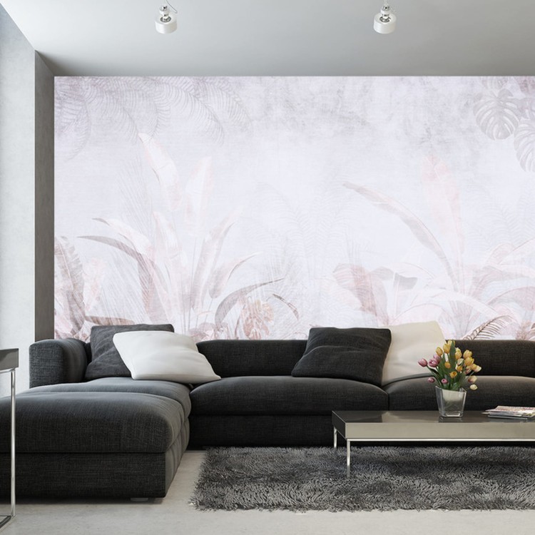 Fototapeta Tropical Trees And Leaves For Digital Printing Wallpaper, Custom Design Wallpaper - 3D