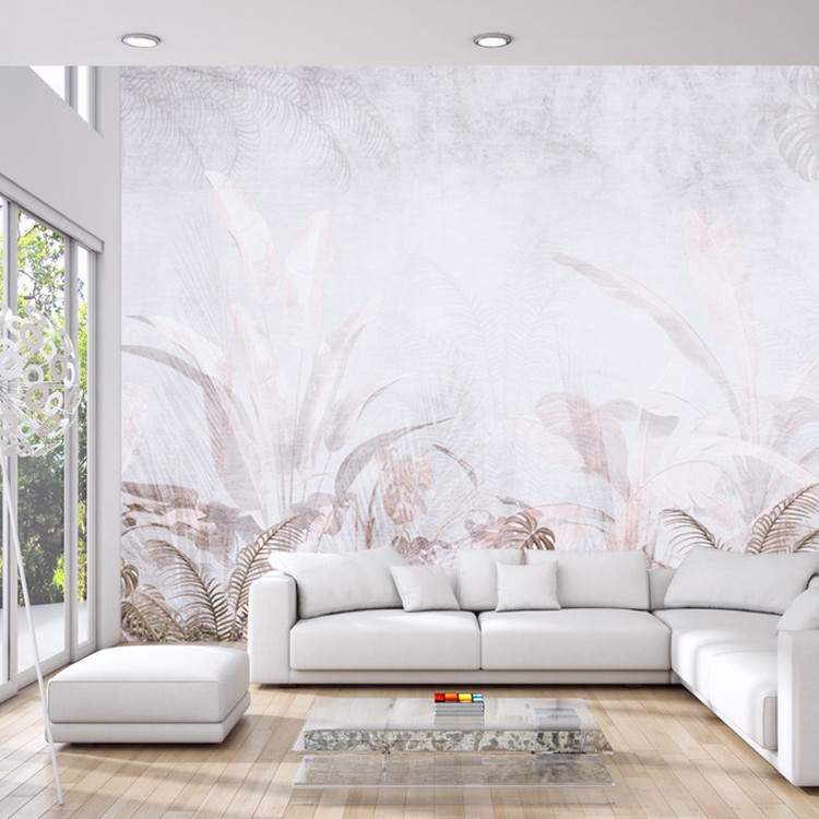 Fototapeta Tropical Trees And Leaves For Digital Printing Wallpaper, Custom Design Wallpaper - 3D