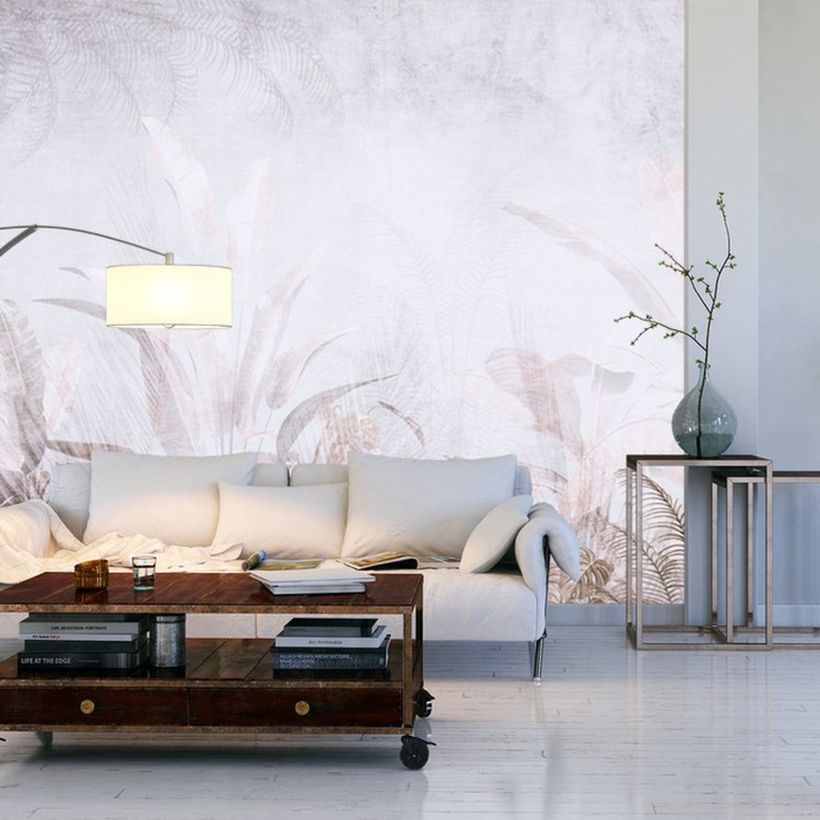 Fototapeta Tropical Trees And Leaves For Digital Printing Wallpaper, Custom Design Wallpaper - 3D