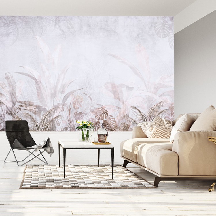 Fototapeta Tropical Trees And Leaves For Digital Printing Wallpaper, Custom Design Wallpaper - 3D