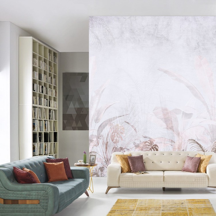 Fototapeta Tropical Trees And Leaves For Digital Printing Wallpaper, Custom Design Wallpaper - 3D