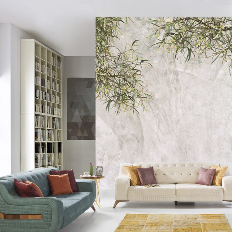 Fototapeta Tropical Trees And Leaves For Digital Printing Wallpaper, Custom Design Wallpaper - 3D