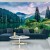 Fototapeta Dramatic Morning Scene Of Lacu Rosu Lake. Misty Summer Sunrise In Harghita County, Romania, Europe. Beauty Of Nature Concept Background.