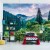 Fototapeta Dramatic Morning Scene Of Lacu Rosu Lake. Misty Summer Sunrise In Harghita County, Romania, Europe. Beauty Of Nature Concept Background.